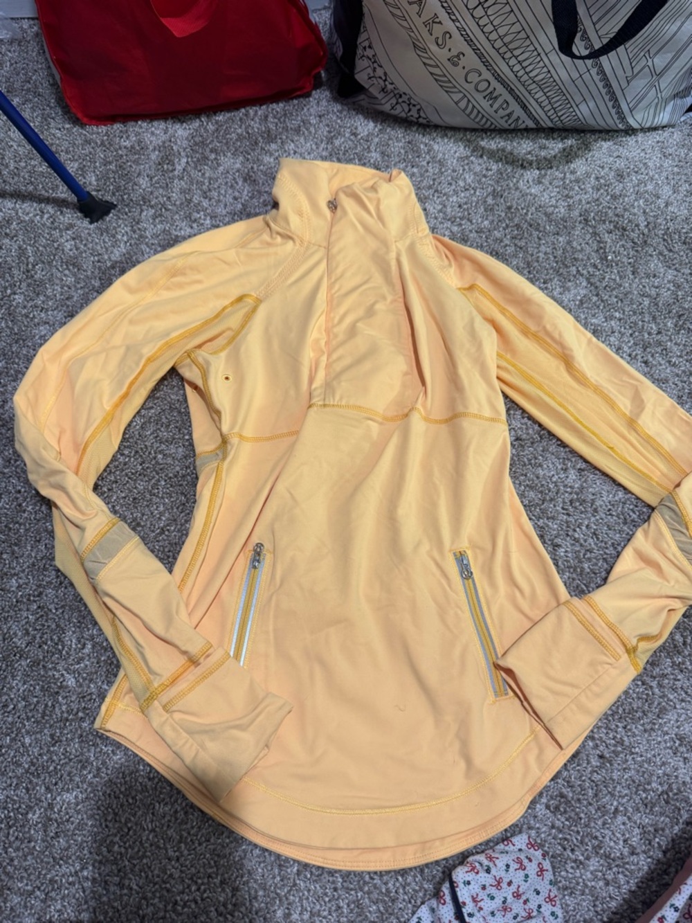 Lululemon Yellow Reflective Pullover 4